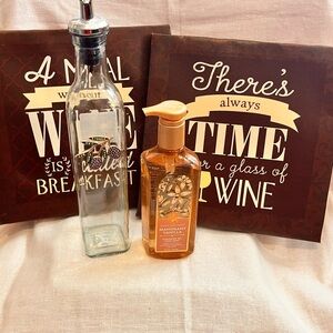 Bath & Body Works  Mahogany Vanilla Kitchen Bundle
